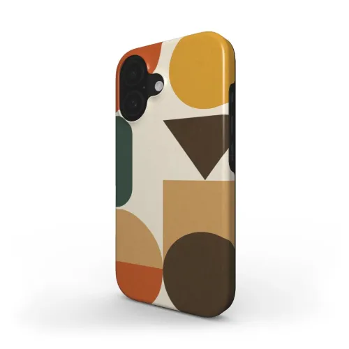 Geometric Balance Inspired Mid-Century Modern iPhone XR Case
