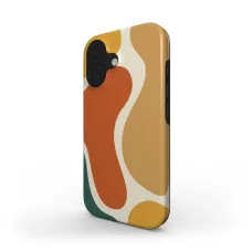 Organic Shapes Inspired Mid-Century Modern iPhone 16 Case
