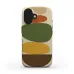 Stacked Abstract Forms Inspired Mid-Century Modern iPhone 16 Case