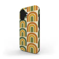 Arch Pattern Inspired Mid-Century Modern iPhone 13 Mini Case