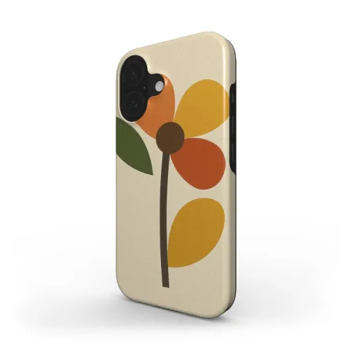 Modern Floral Abstraction Inspired Mid-Century Modern Google Pixel 7 Case